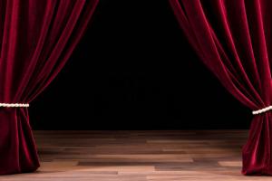 An Empty Theatre Stage